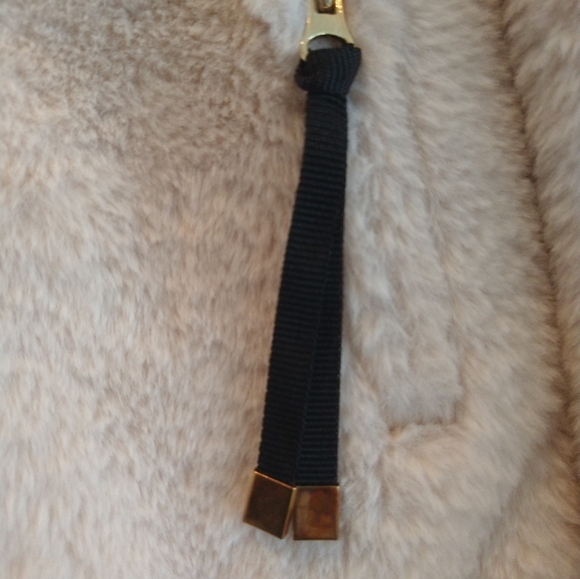 THESTYLE Designer Jacket. Embroider Patches Fur Outside Suede Inside Thick Heavy - Picture 10 of 11